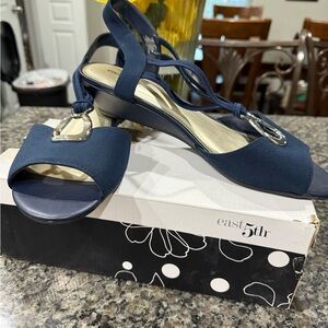 East 5th Women's Navy Sandals Size 11